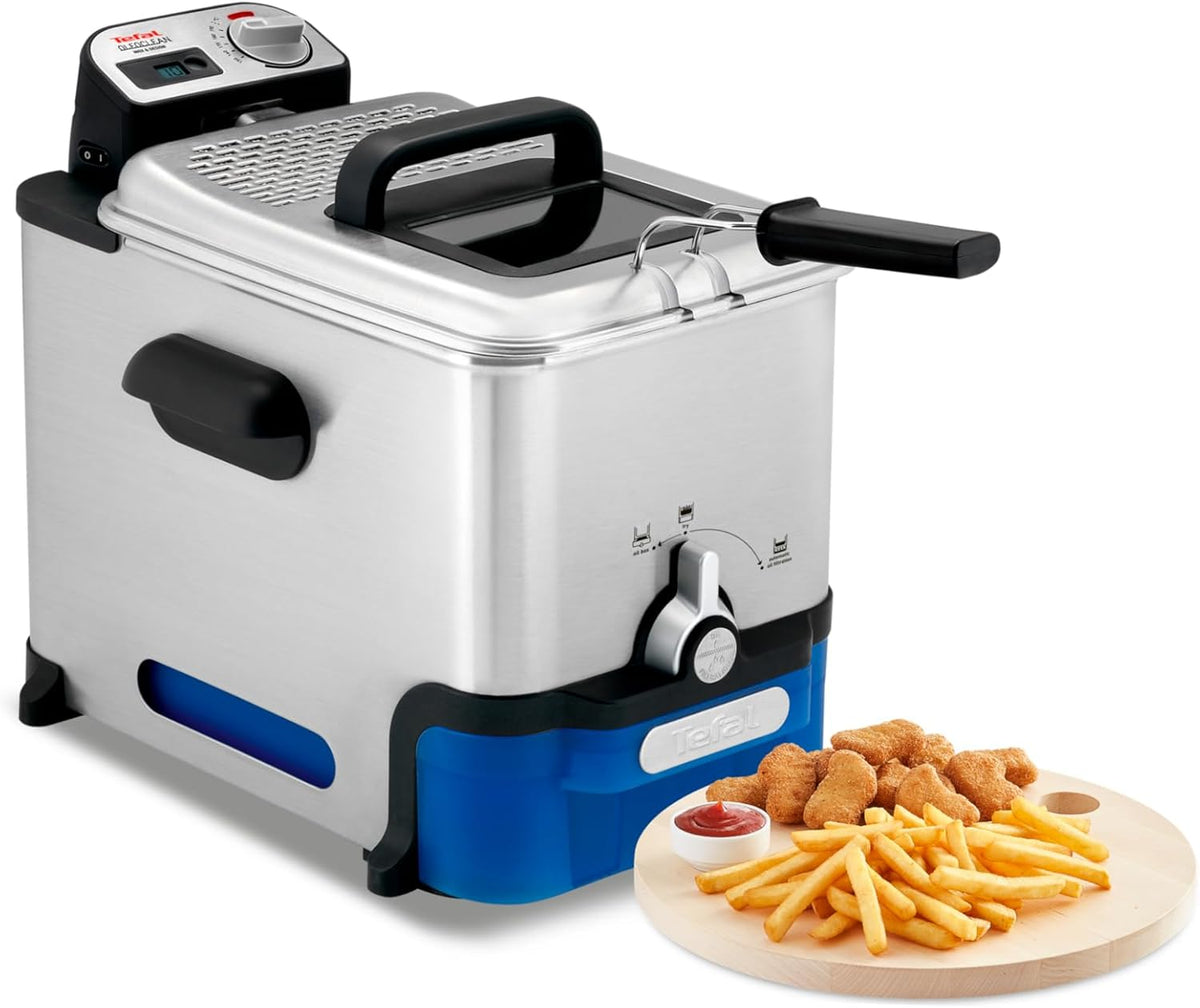 Tefal - Oleoclean - Friteuse semi-professionnelle compacte - 3,5 L - Inox