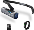 ORDRO 4K Camcorder Handsfree Videokamera EP7 Camcorder 4K 30fps UHD FPV Vlog Kamera mit Gimbal Stabilizer, POV-Aufnahmen, Fernbedienung, 64GB MicroSD Karte