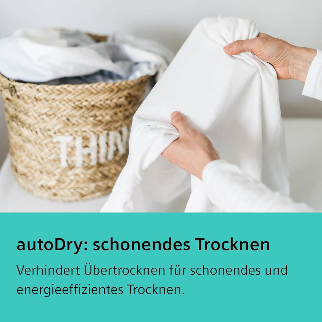 Siemens iQ700 Smarter Wärmepumpentrockner 9 kg autoDry WQ45B2B40