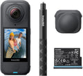 Insta360 X4 Air, 8K 360° Camera 165g Lightweight Invisible Selfie Stick, Change Lenses, Record & Then Align, AI-Powered App, FlowState Stabilization, Integrated Wind Protection, Starter Bundle