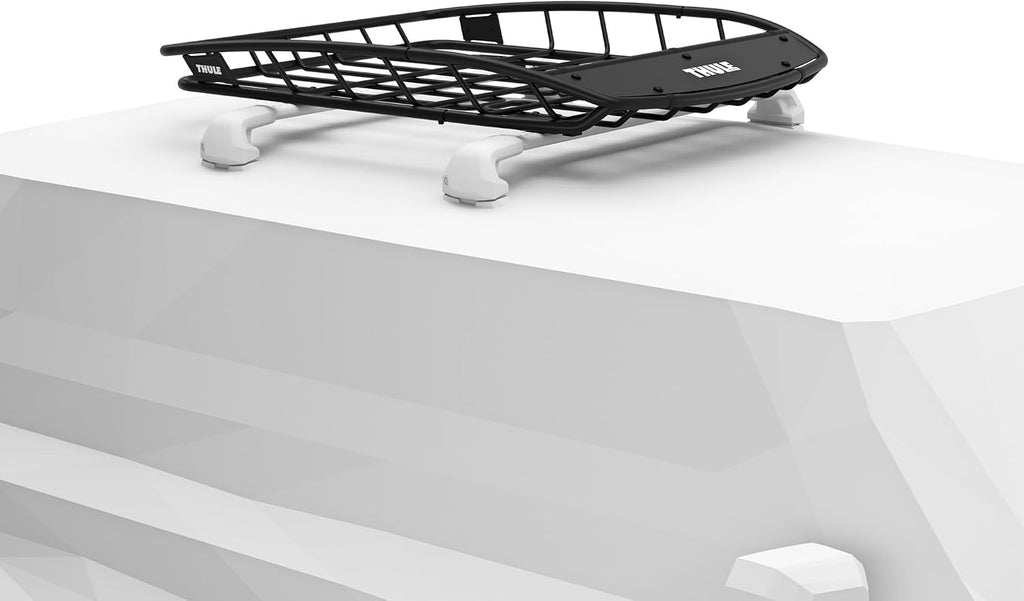Thule Canyon XT 859XT Dachkorb, 65 kg, 127x104x15 cm, Stahlrohr, T-Nut, erweiterbar, Schwarz