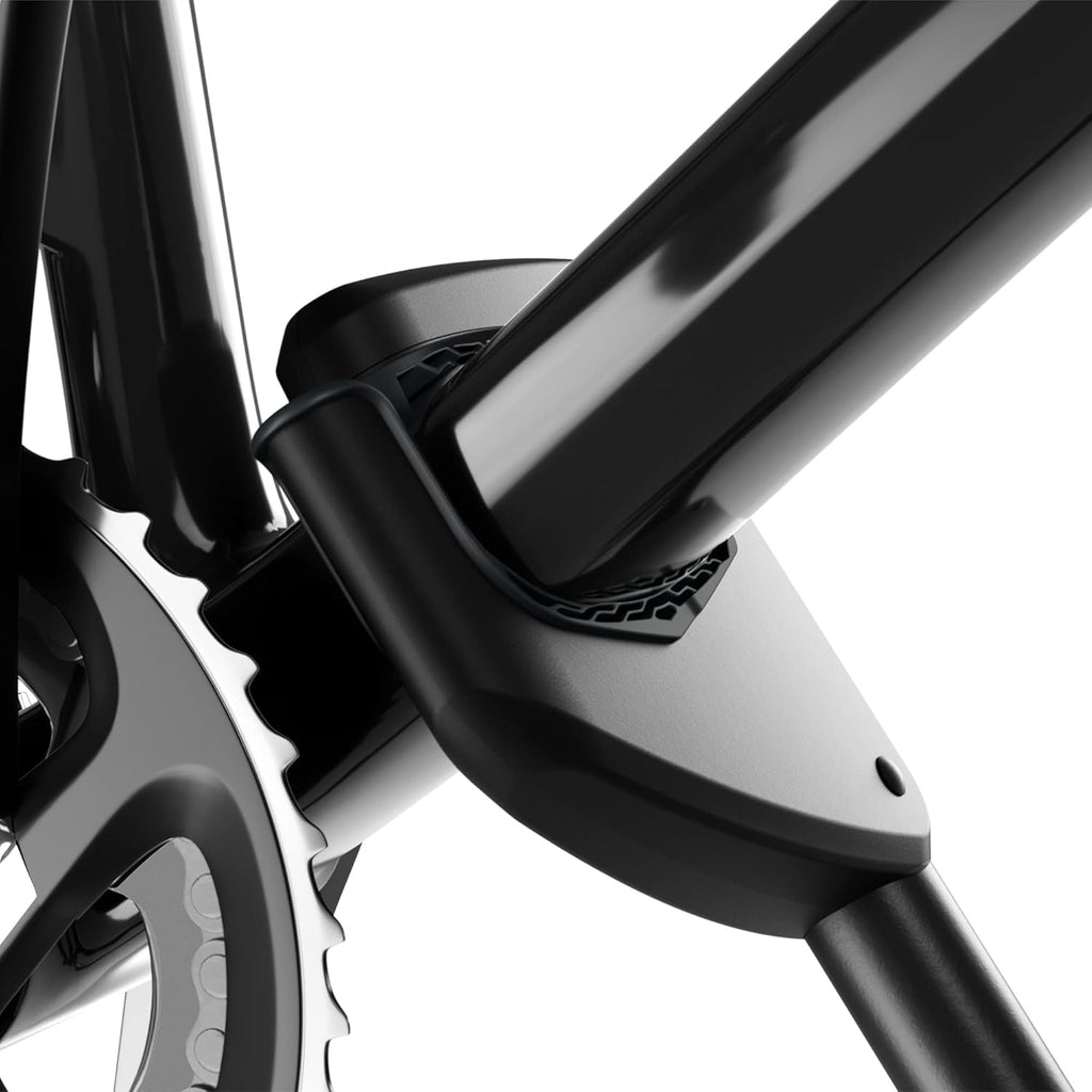 Thule 598001 Dachträger-Fahrradhalter, 20 kg, Rahmen- & Radhalterung, TÜV/GS, Schloss, Schwarz