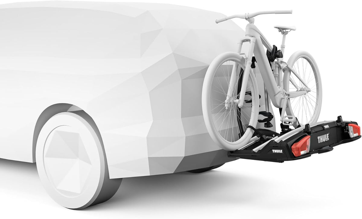 Thule VeloSpace XT 939000 Fahrradträger, 3 Fahrräder, 60 kg, Fatbike 4,7", AcuTight, Schwarz