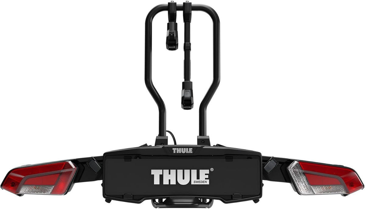 Thule EasyFold 3 944100 Fahrradträger, 2–3 Fahrräder, 60 kg, E-Bike, klappbar, 13-polig, Schwarz