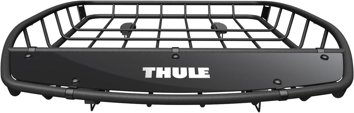 Thule Canyon XT 859XT Dachkorb, 65 kg, 127x104x15 cm, Stahlrohr, T-Nut, erweiterbar, Schwarz