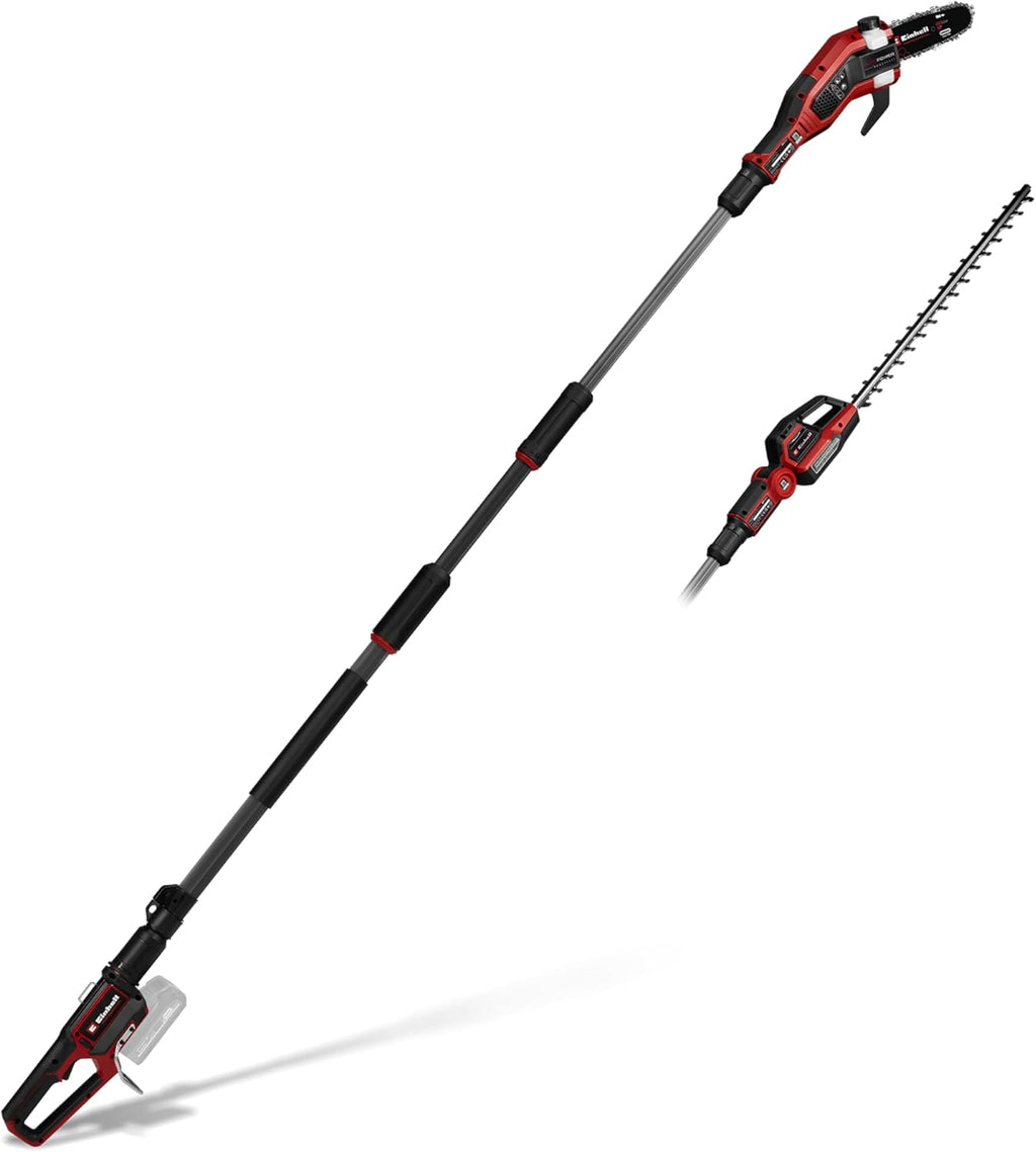 Einhell Professional GP-HC 18/5020 Li T BL-Solo Power X-Change Cordless Multi-Tool (18 V, Carbonless Motor, Hedge Trimmer 50 cm, Pruner 18 cm, Telescopic Handle, Without Battery)