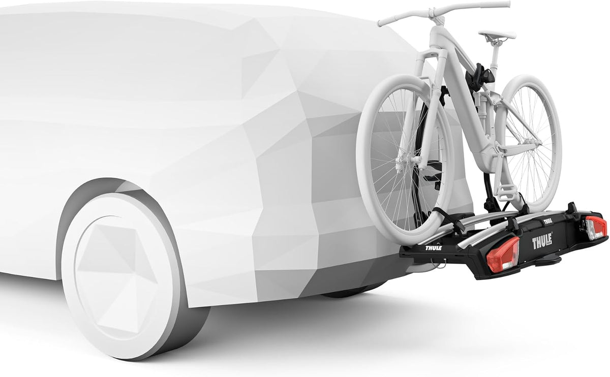 Thule VeloSpace XT 938000 Fahrradträger, 2 Fahrräder, 60 kg, Fatbike 4,7", AcuTight, Schwarz