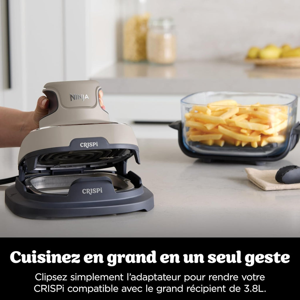 Ninja CRISPi Air Fryer Design Compact 4-in-1 Bowls 3.8 or 1.4L FN101EUST