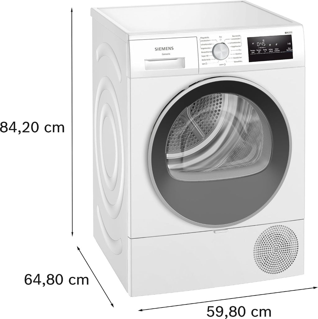 Siemens iQ300 Wärmepumpentrockner 8 kg autoDry WT45HV0EM