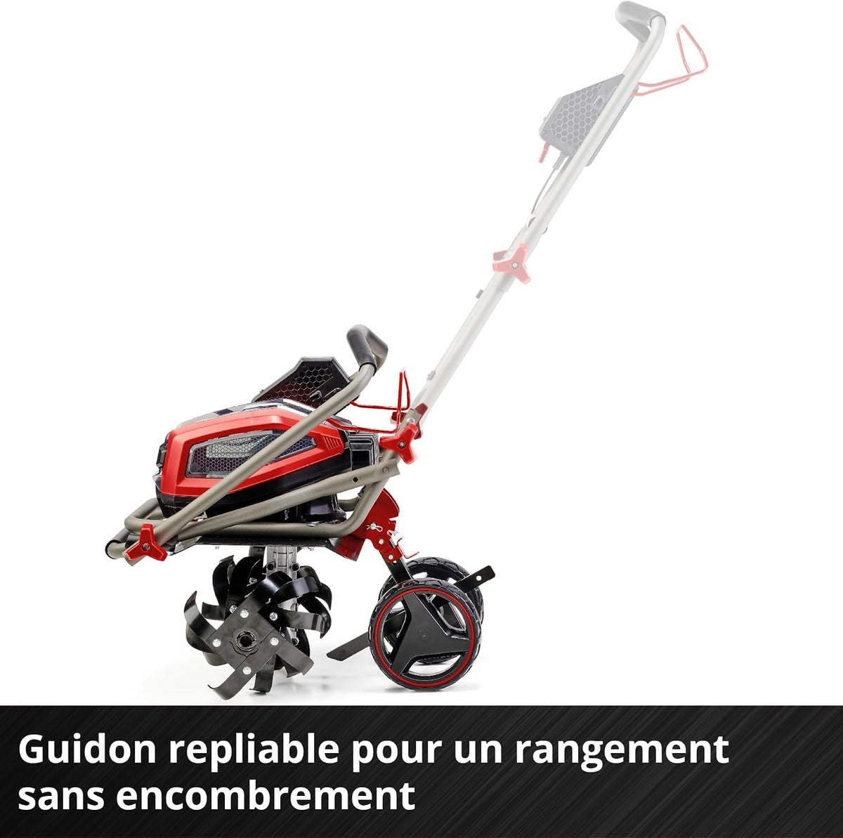 Einhell GP-CR 36/45 Li E BL-Solo Power X-Change Cordless Tiller (36 V, Carbonless Motor, Working Width 45 cm, Working Depth 23 cm, Height Adjustable Wheels)