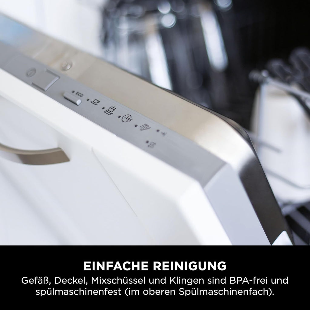 Ninja Detect TB401EU Standmixer 3-in-1, 1200W, BlendSense, 20 Funktionen, Küchenmaschine, Schwarz