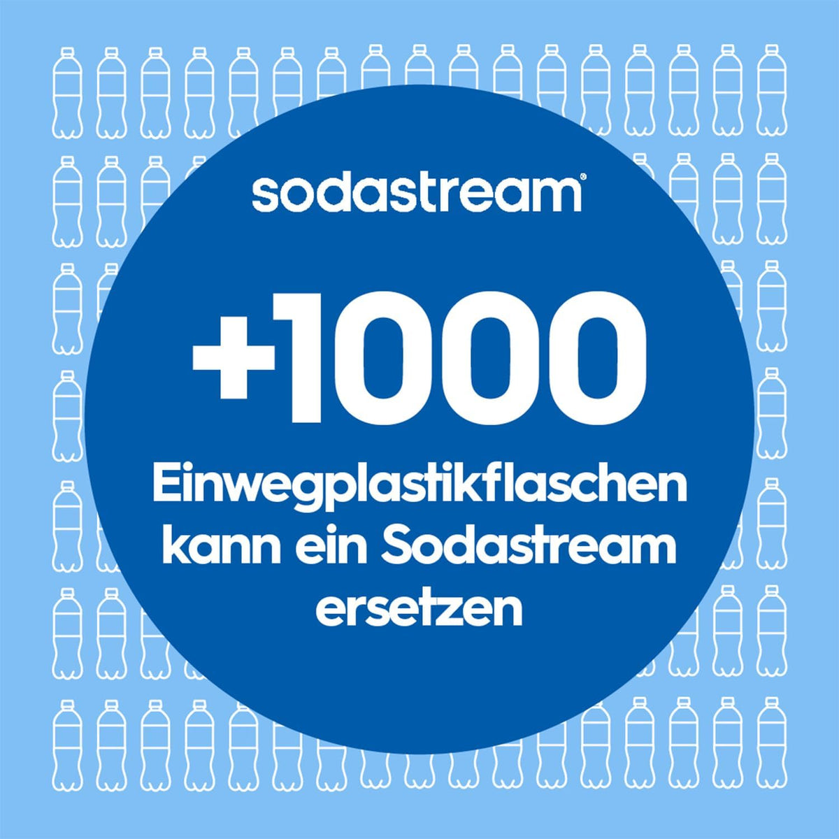 SodaStream ART Wassersprudler - 1x 1L Sprudlerflasche & CO2-Zylinder, Schwarz