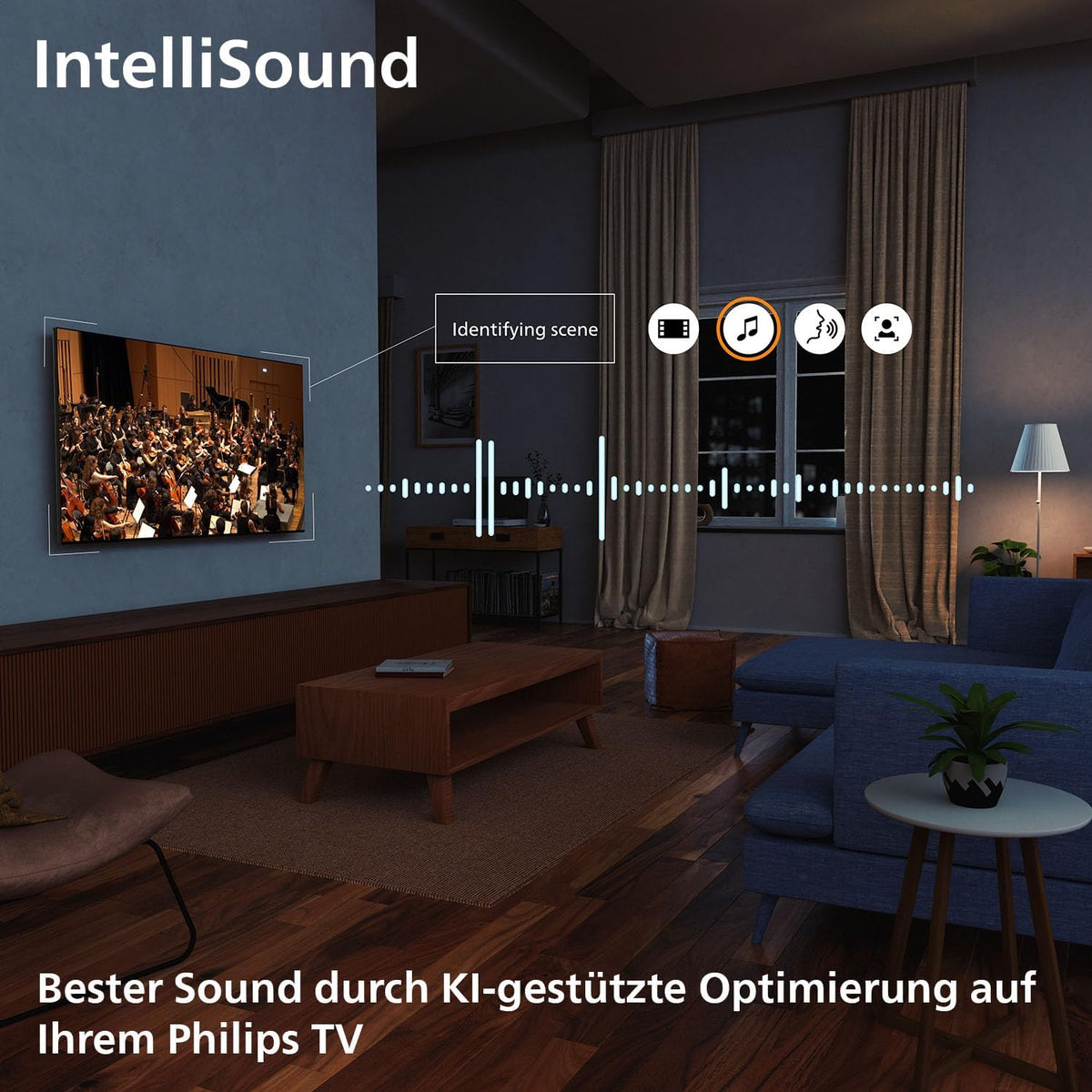 PHILIPS Ambilight 65PUS8200 4K LED Smart TV - 65 Zoll Display mit Pixel Precise Ultra HD, Titan OS, Dolby Vision und Dolby Atmos Sound