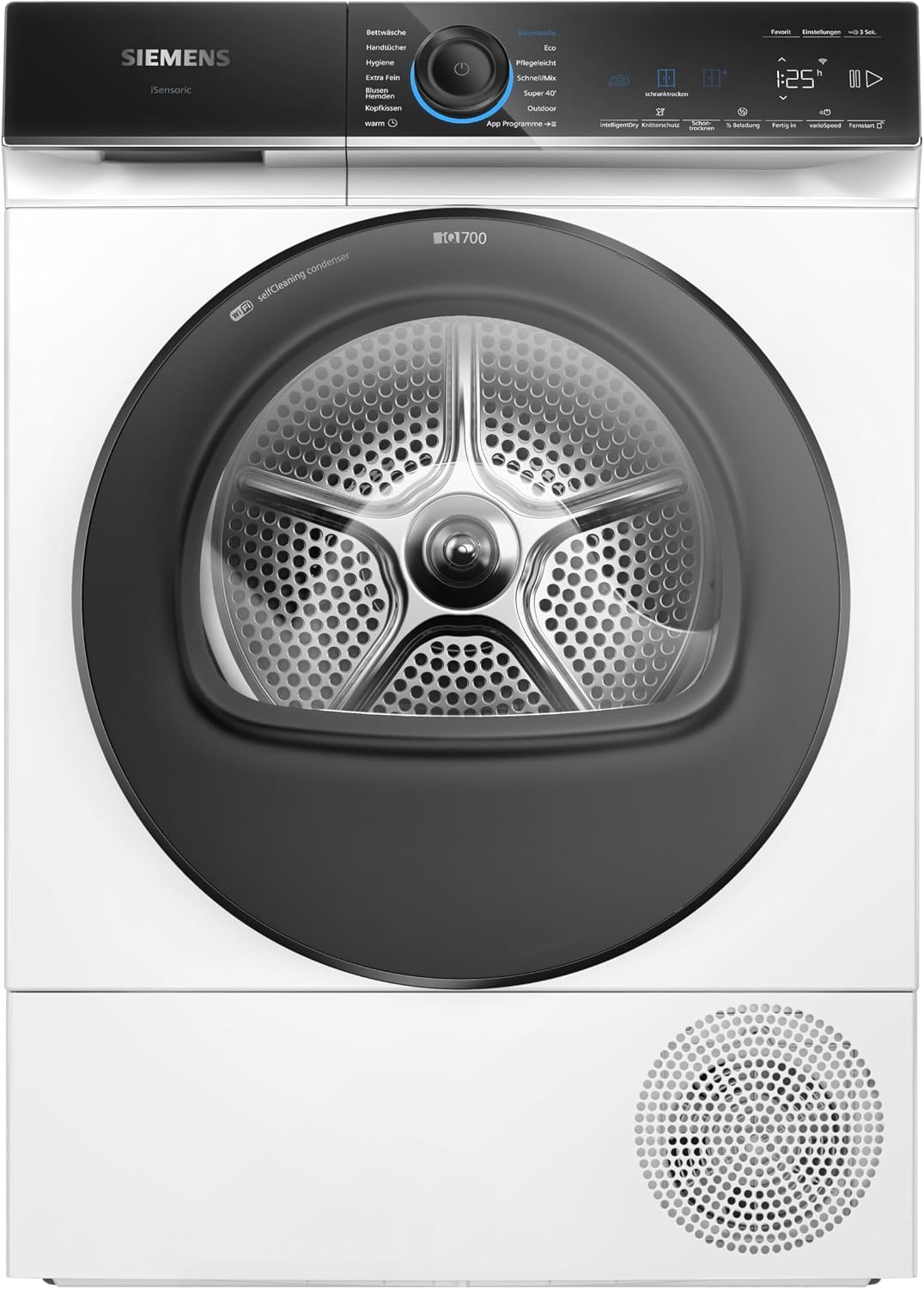 Siemens iQ700 Smarter Wärmepumpentrockner 9 kg selbstreinigend WQ46B2D0AM