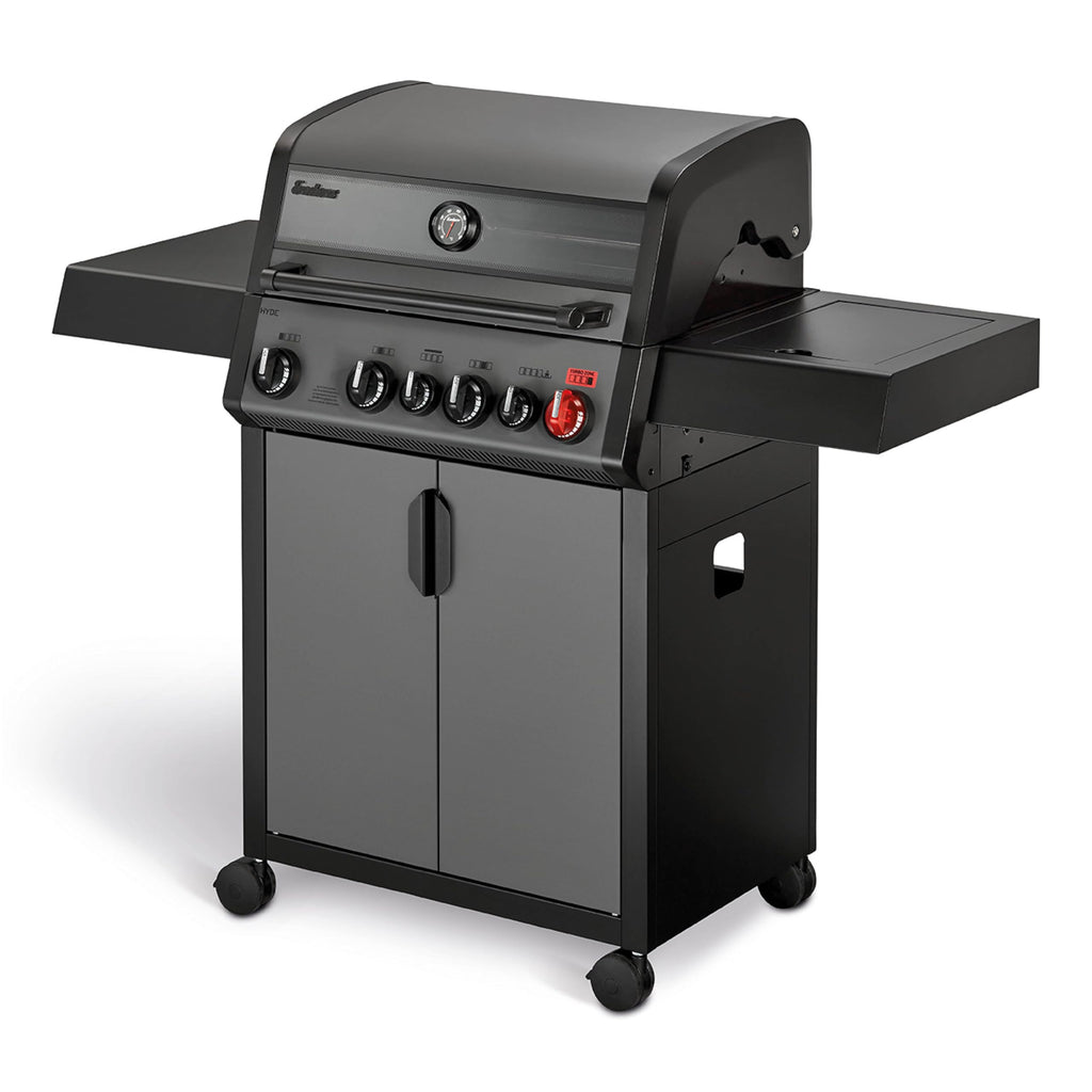 Enders® Gasgrill HYDE 6 SIKR Turbo, 6 Brenner aus Edelstahl für kraftvolles direktes und indirektes Grillen, 800 °C TURBO ZONE™, SWITCH GRID™, Infarot-Backburner und Seitenkocher, #8044