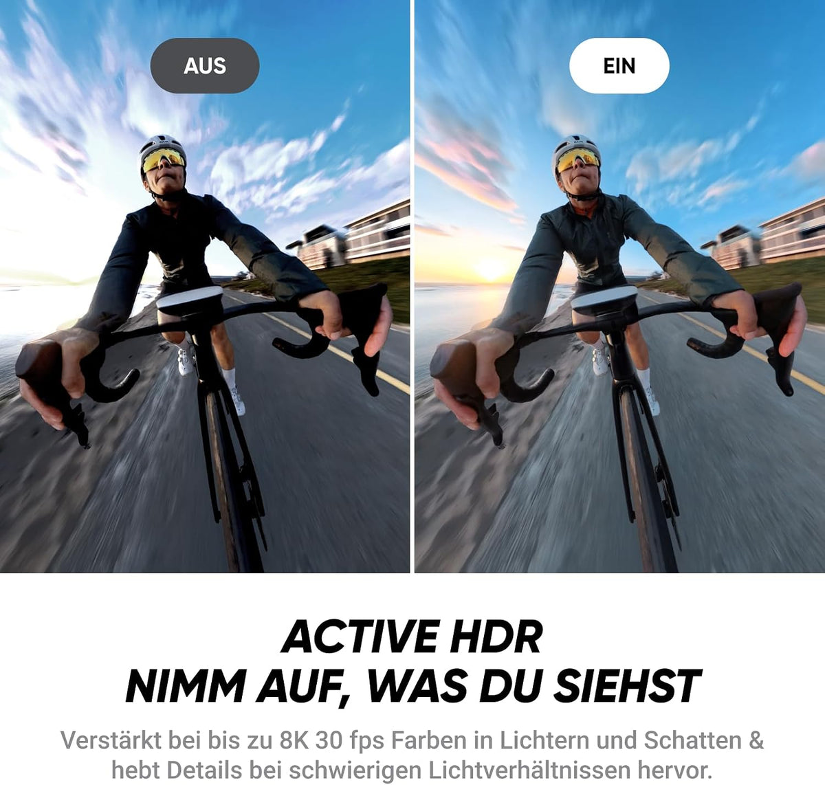 Insta360 X4 Air, 8K 360°-Kamera leichte, Unsichtbarer Selfie-Stick-Effekt, austauschbare Linsen, Erst aufnehmen & dann ausrichten, KI-gestützte App, FlowState-Stabilisierung, integr. Windschutz