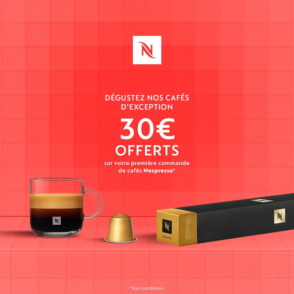De'Longhi Nespresso Inissia EN80.CW, Automatic Coffee Machine, Single Cup Capsule Machine, Welcome Set Included, Compact Design, 19 Bars, 1260W, Vanilla Cream