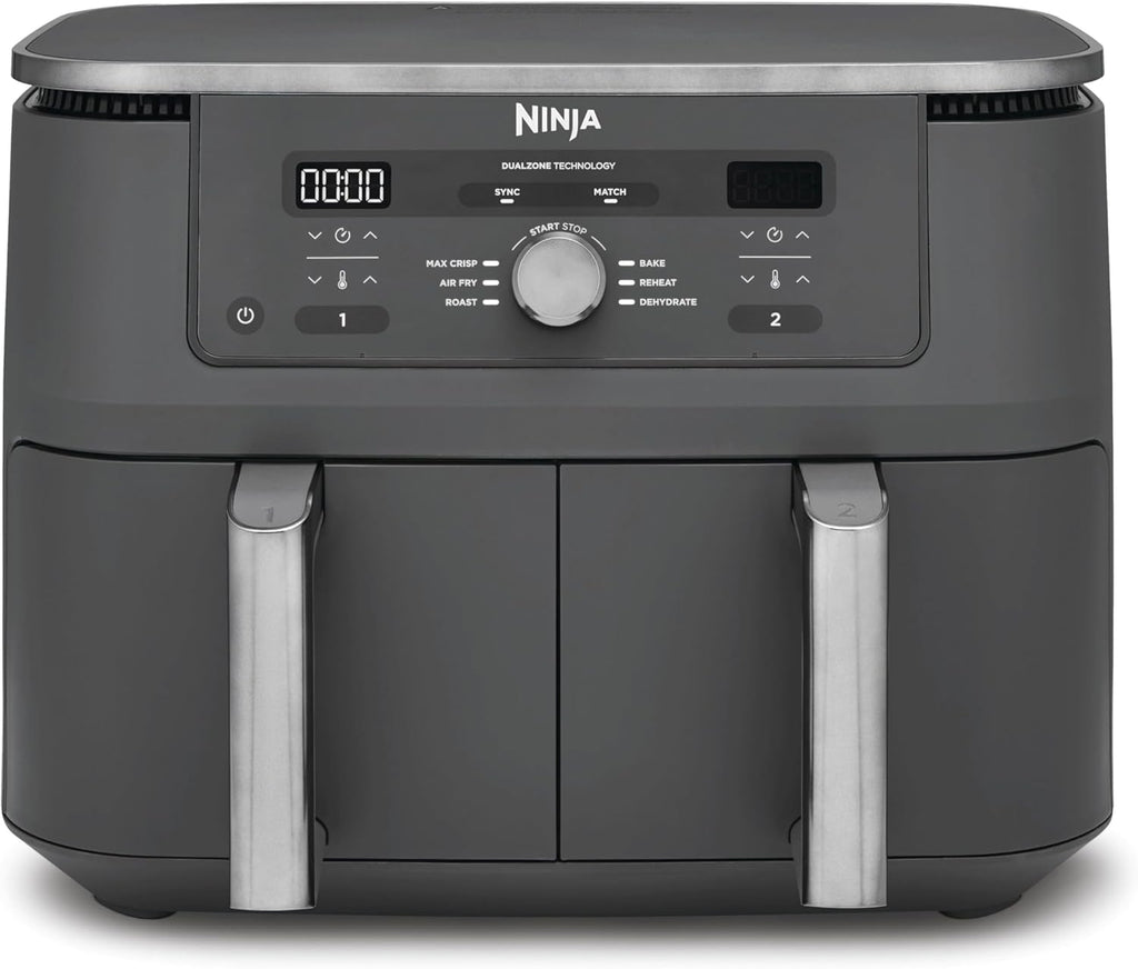 Ninja MAX DualZone, Air Fryer XL, 2 Drawers, 9.5 L, 6-in-1, DZ400EU