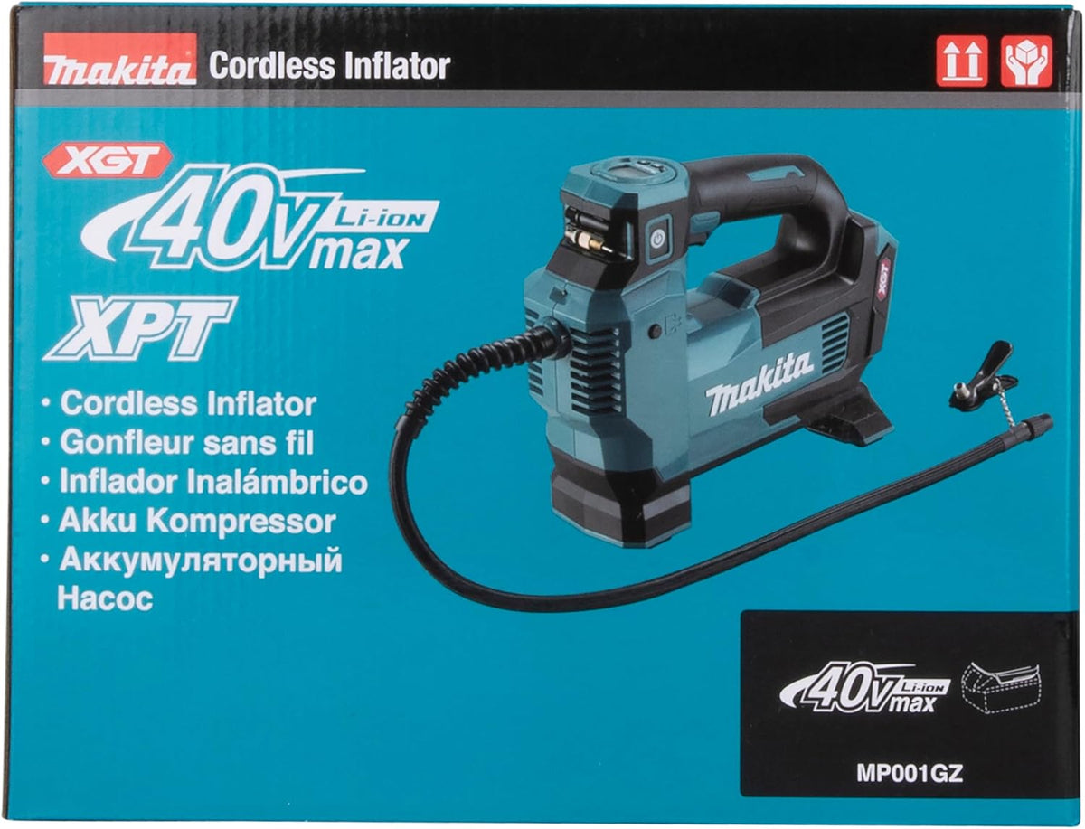 Makita MP001GZ Kompressor 11,1 bar 40V max. (ohne Akku und Ladegerät)