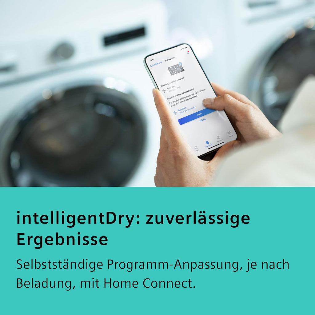 Siemens iQ700 Smarter Wärmepumpentrockner 9 kg selbstreinigend WQ46B2D0AM