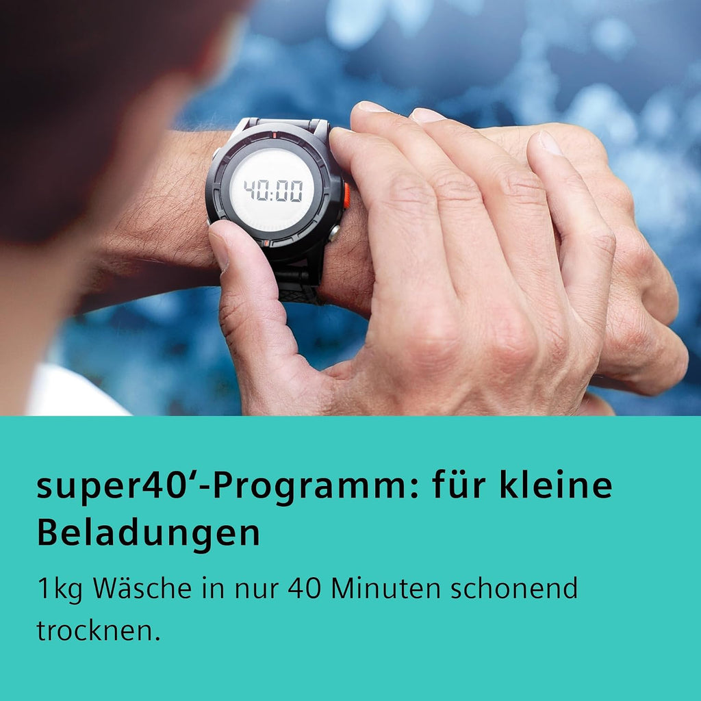 Siemens iQ700 Smarter Wärmepumpentrockner 9 kg selbstreinigend WQ46B2D0AM