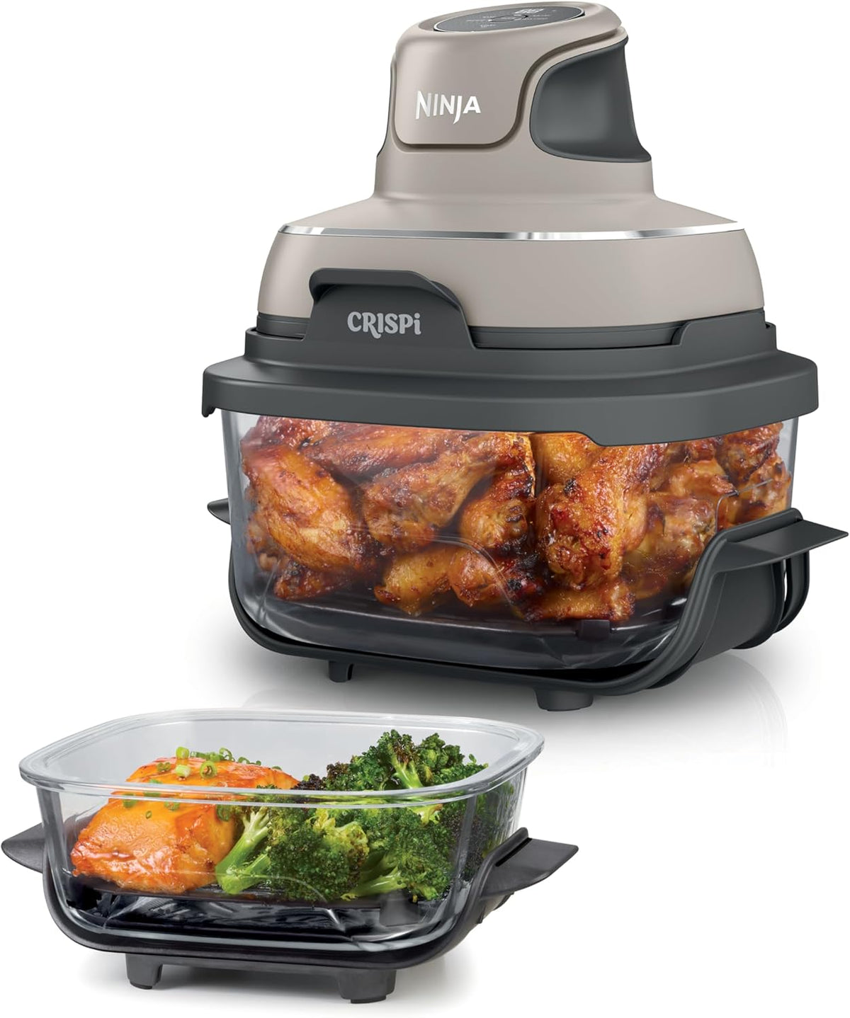 Ninja CRISPi Air Fryer Design Compact 4-in-1 Bowls 3.8 or 1.4L FN101EUST