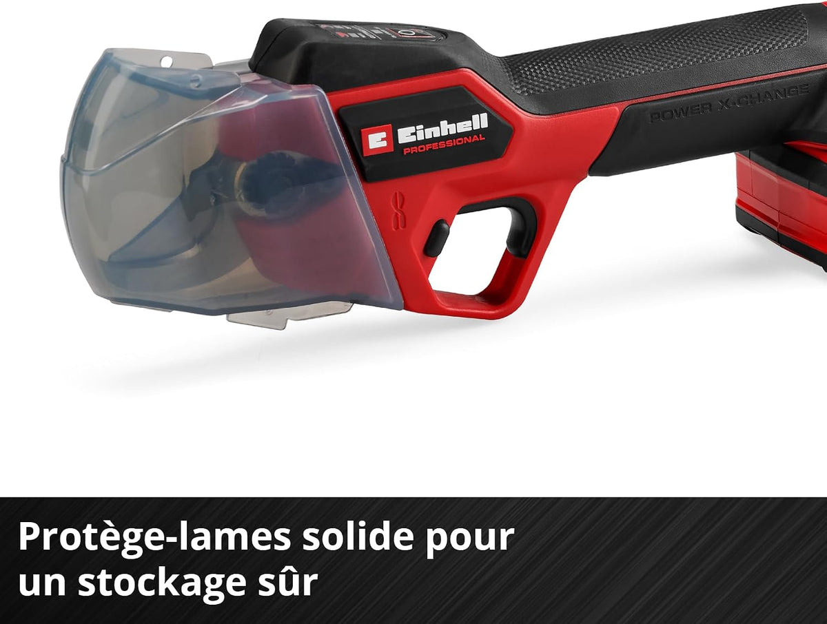 Einhell Professional Cordless Pruning Shears GP-LS 18/28 Li BL-Solo Power X-Change (18V, Adjustable Cutting Capacity, Max Branch Thickness 28mm, Bypass Blades, Belt Clip, Without Battery)