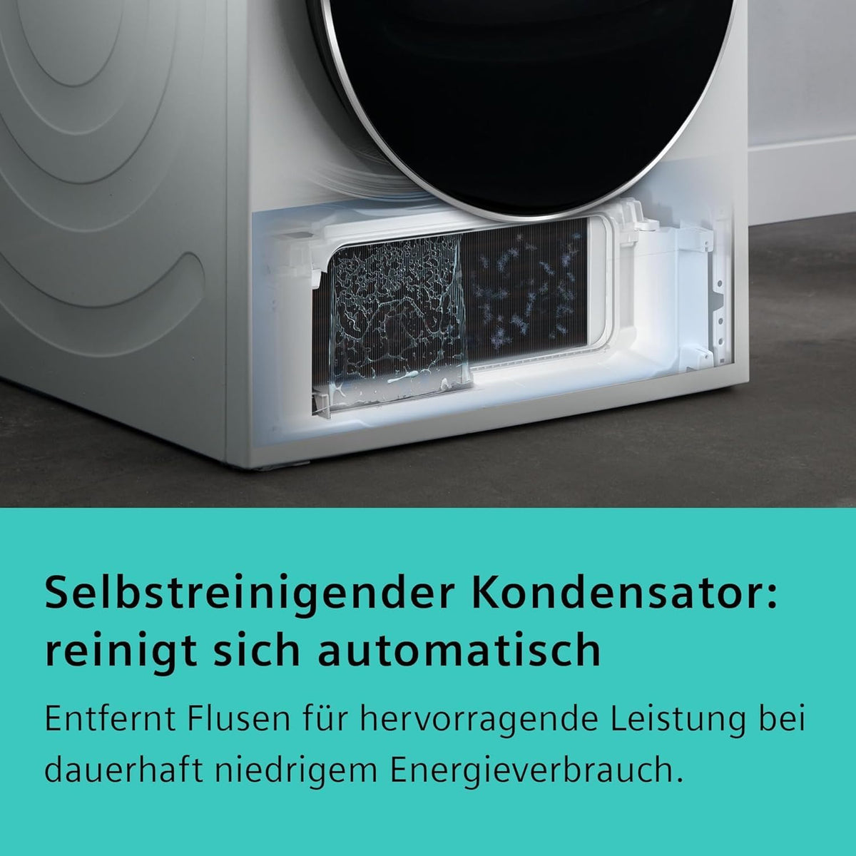 Siemens iQ700 Smarter Wärmepumpentrockner 9 kg autoDry WQ45B2B40