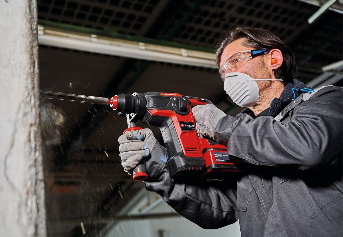 Einhell Professional TP-HD 18/26 Li BL-Solo Power X-Change Cordless Hammer Drill (18 V, Brushless Motor, 2.6 J, SDS-Plus, Pneumatic Strike Mechanism) Supplied without Battery or Charger