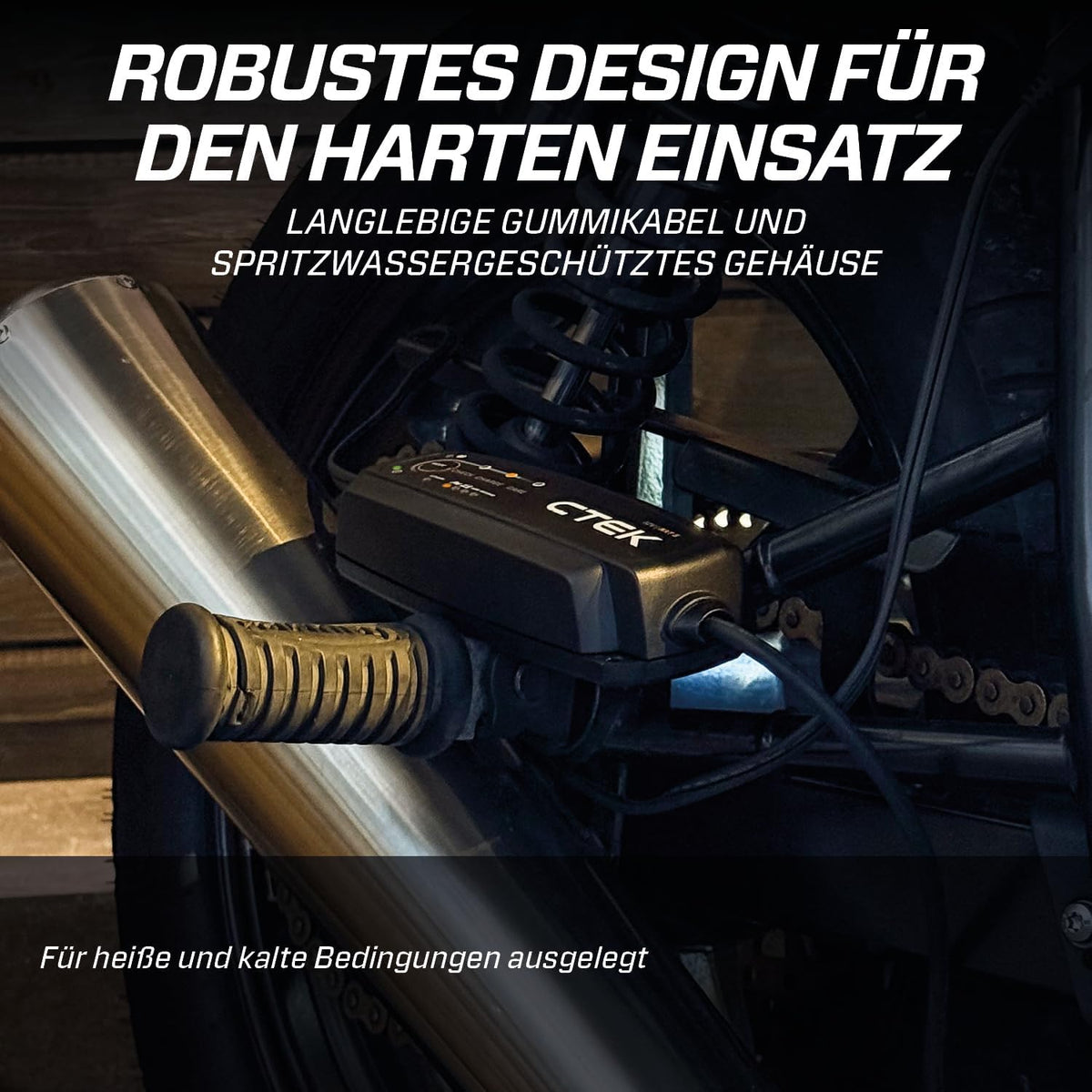 CTEK NXT 5 Smart-Batterieladegerät 12 V, 5 A, kompatibel mit Blei-Säure- und Lithium-Batterien, Rekonditionierungsmodus, AGM-Optimierung, Temperaturkompensation, praktischer Batterie-Wartungsgerät