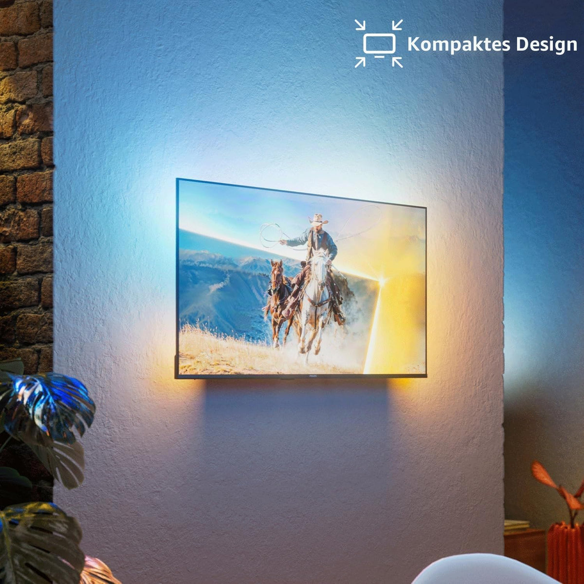 PHILIPS Ambilight TV 32PQS6901/12 32 Zoll FHD QLED Smart-TV