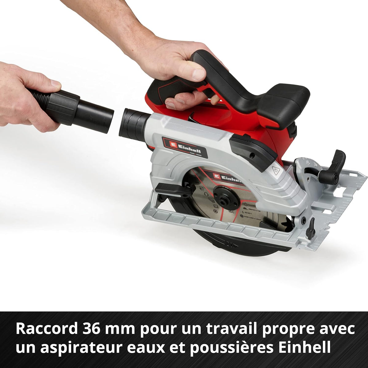 Einhell Professional TP-CS 18/190 Li BL-Solo Power X-Change Cordless Circular Saw Ø190mm (18V, Carbon Free Motor, LED Lighting, Aluminium sole) Delivered without Battery or Charger