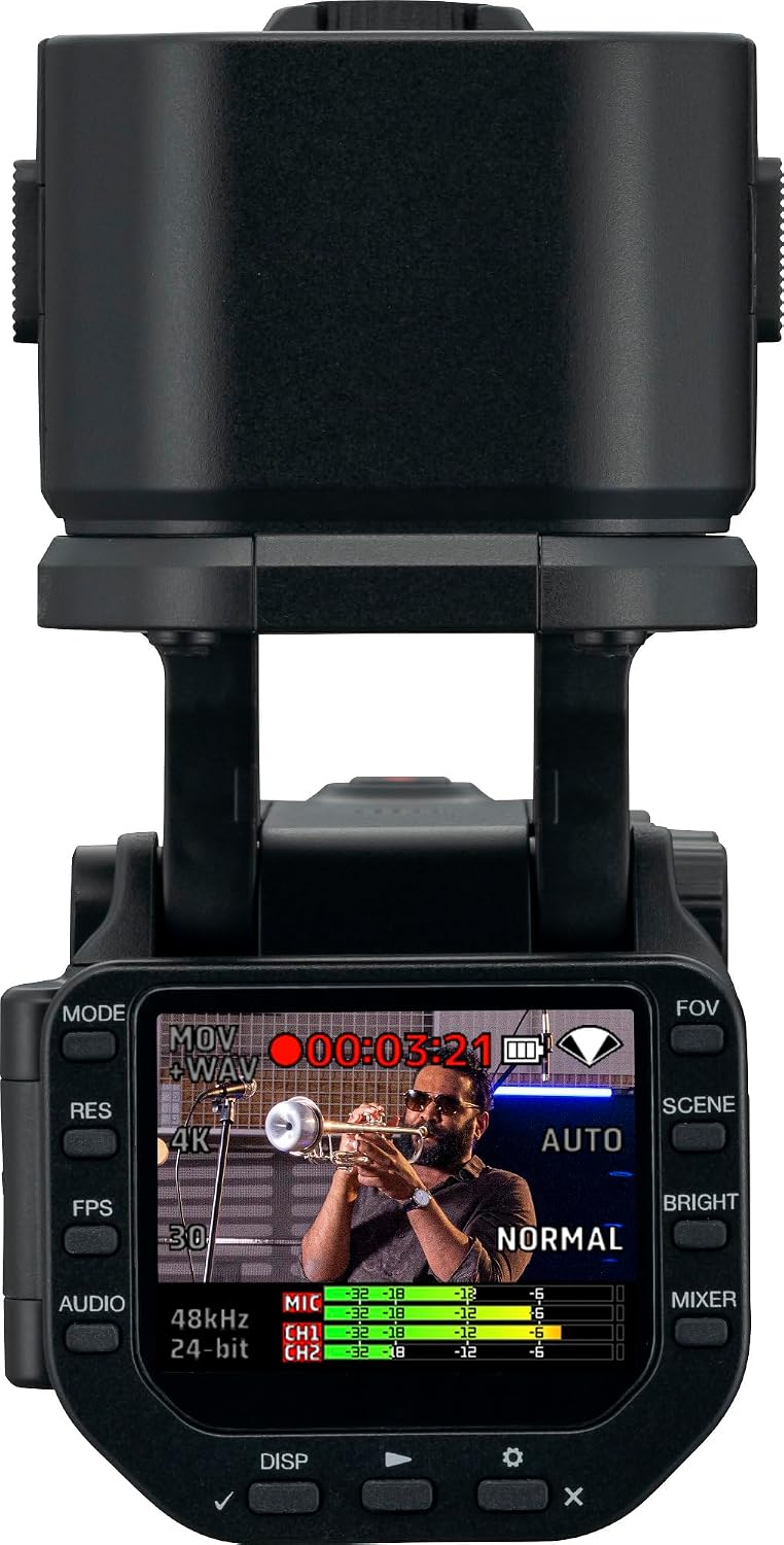 ZOOM Q8n-4k Video Handy Recorder, 4k UHD Camcorder mit 4-Spur Audio