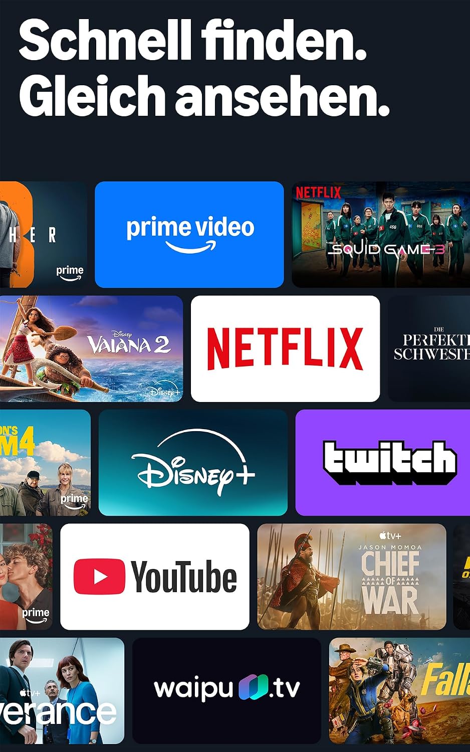 Amazon Ember 4-Serie mit Fire TV (neueste Generation), 43-Zoll-Smart-TV in 4K Ultra-HD mit Alexa-Fernbedienung, HDR10+, schnellem Prozessor, Dolby Audio, Ambient-TV und kostenlosem Live-TV
