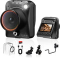 Time Lapse Camera 1296P 48MP Construction Site Camera, 6x Digital Zoom, 180 Day Recording Timelapse Camera with LED Light, Time Lapse Camera for Construction Sites, Gardening, Plants, Cooking (64GB Card)