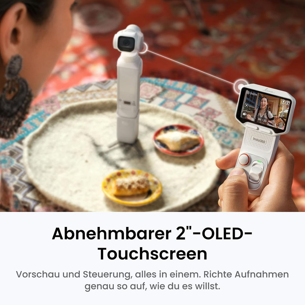 Insta360 Luna Pro 8K Vlogging Camera with Leica Lens