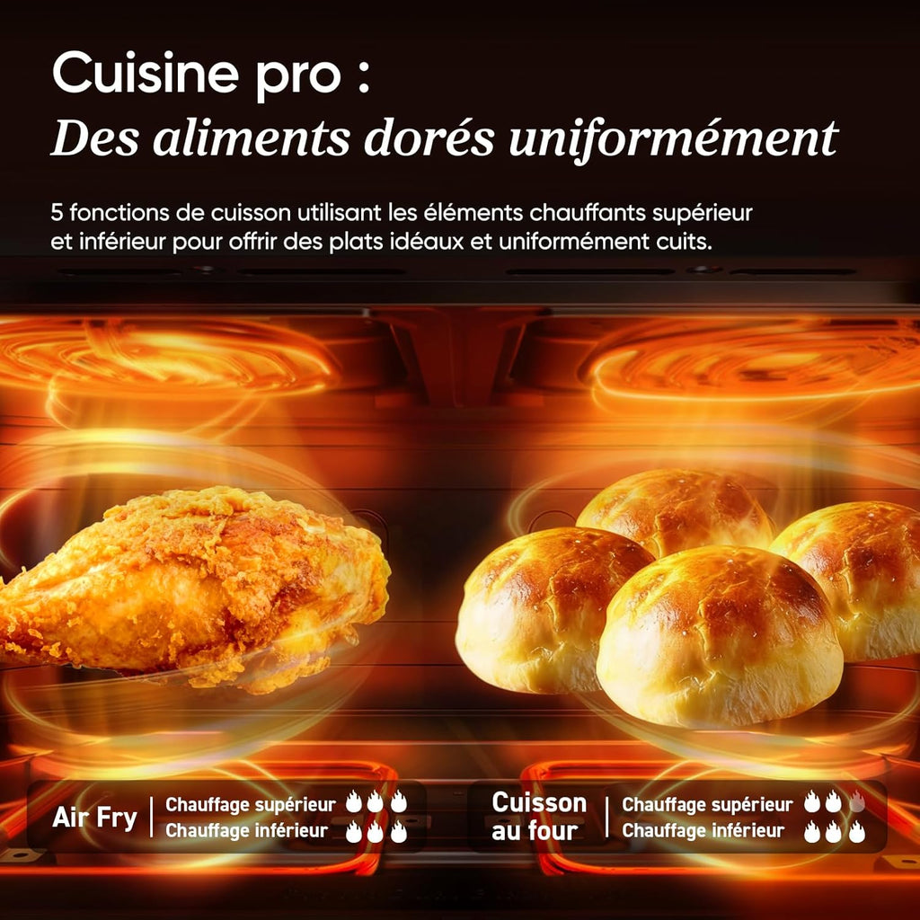 Cosori Air fryer Twinfry 10L Double Resistance