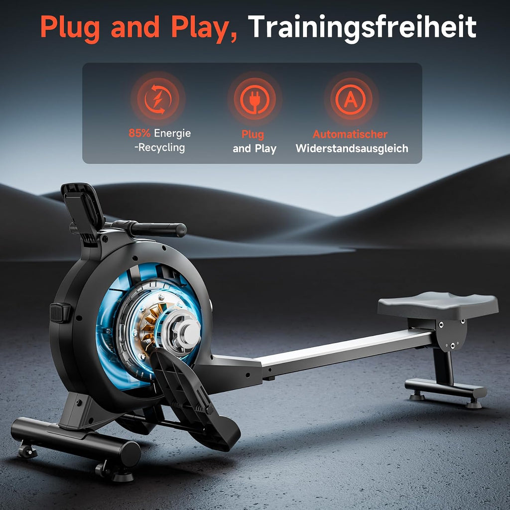 [2026 Neu] Wenoker leises Magnet-Rudergerät für Zuhause – 32 Stufen