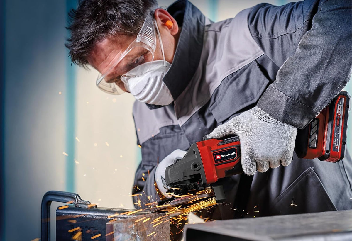 Einhell Professional Cordless Angle Grinder TP-AG 18/125 CE Q Li