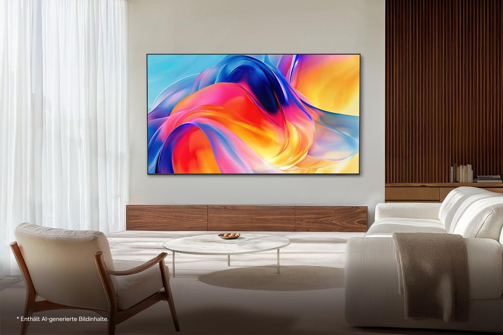 Samsung Mini LED M70H 4K 50 Zoll (125 cm) UHD Fernseher, Mini LED Prozessor 4K, AI Companion für Fragen, Pure Spectrum Color, Dynamic SoundPack, MetalStream Design, Gaming Hub, Knox Security, Smart TV