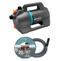 Gardena Gartenpumpe 5200 Silent Pumpen: 26% mehr Wasserdurchfluss bei gleichem Energieverbrauch im Vergleich zum Vorgänger-Modell*, Leise im Betrieb (09084-20)