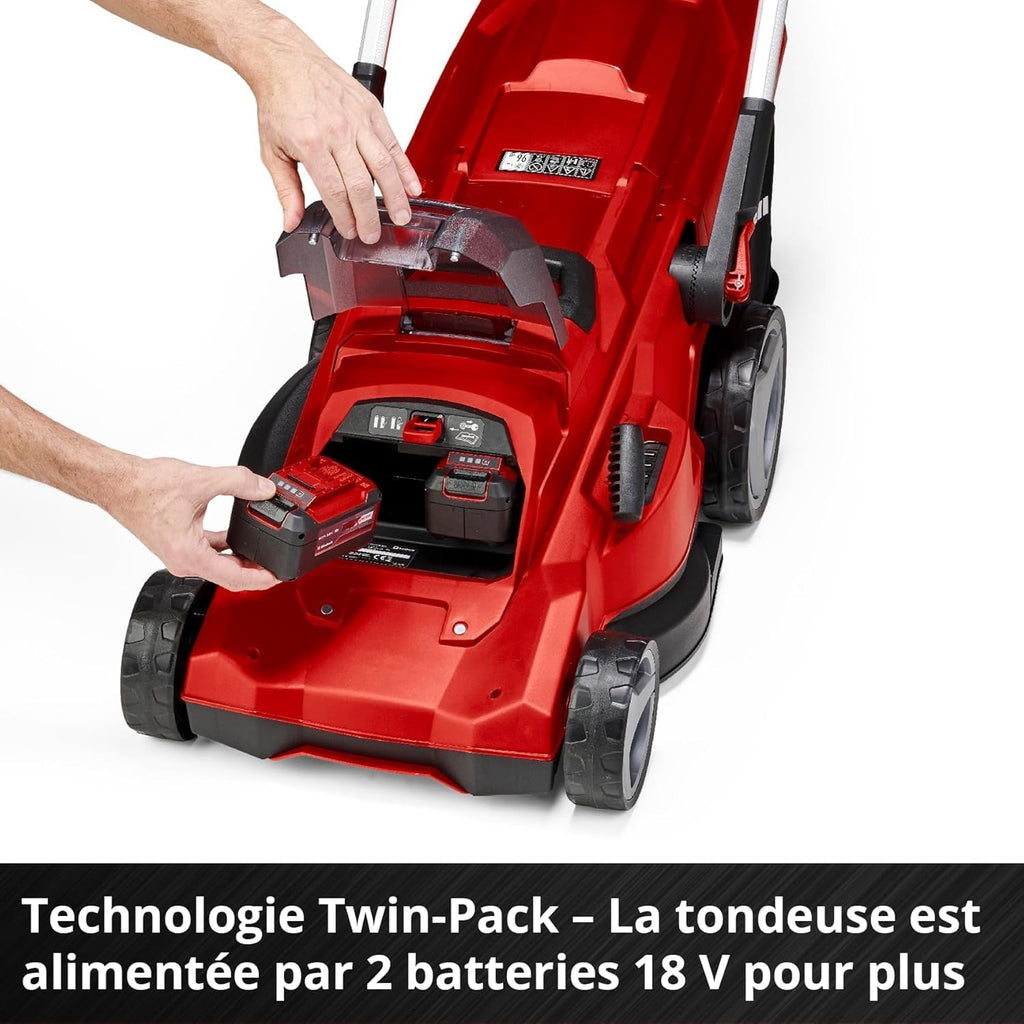Einhell Tondeuse à Gazon sans Fil RASARRO 36/42 Kit (2x5,2 Ah)