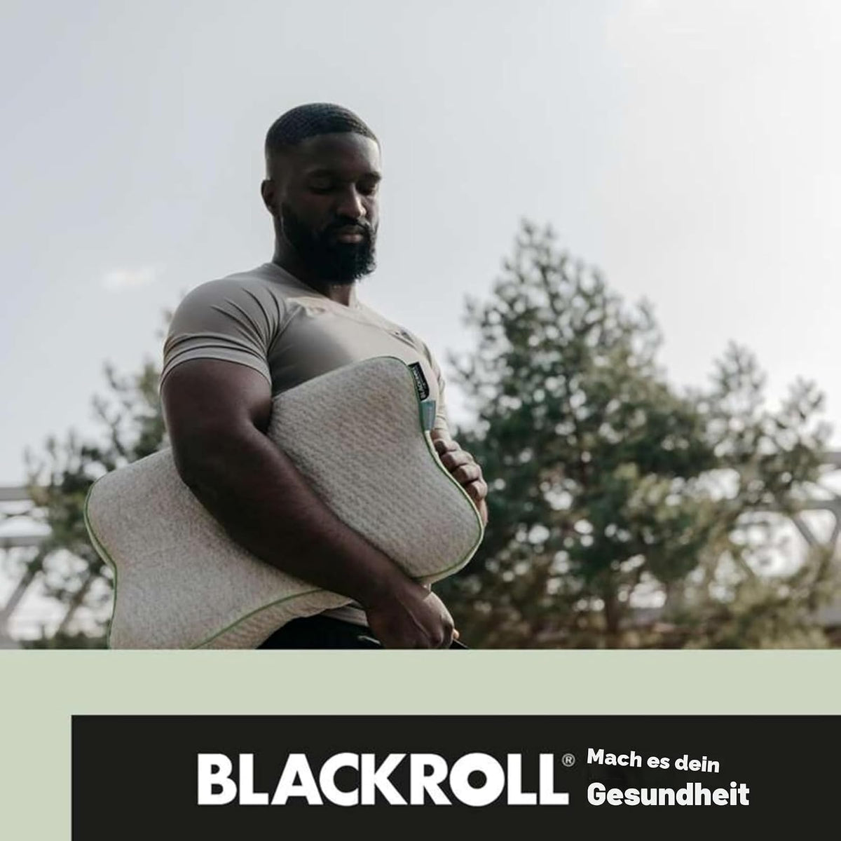 Blackroll Recovery Pillow – Orthopaedic HWS Pillow (Neck Support Cushion) Made of Viscose Memory Foam - Made in Germany