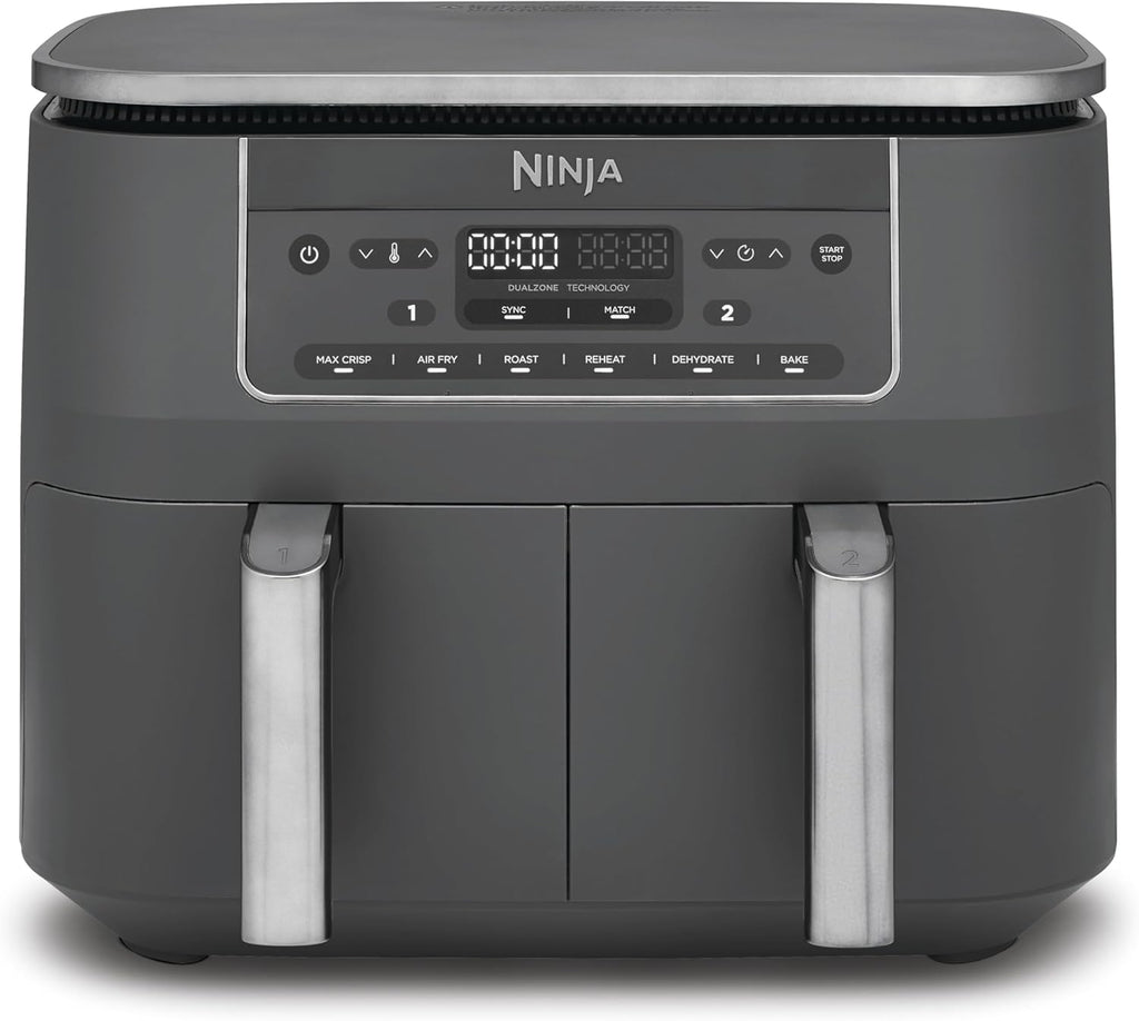 Ninja DualZone, Air Fryer, 2 Drawers, 7.6 L, 6-in-1, Family Meal,DZ300EU