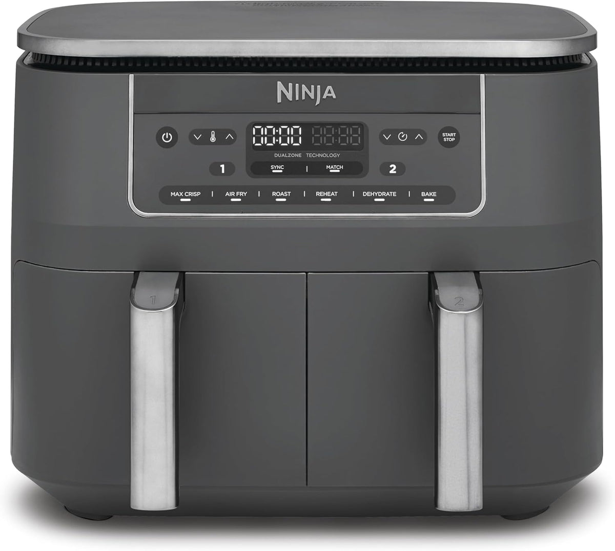 Ninja DualZone, Air Fryer, 2 Drawers, 7.6 L, 6-in-1, Family Meal,DZ300EU