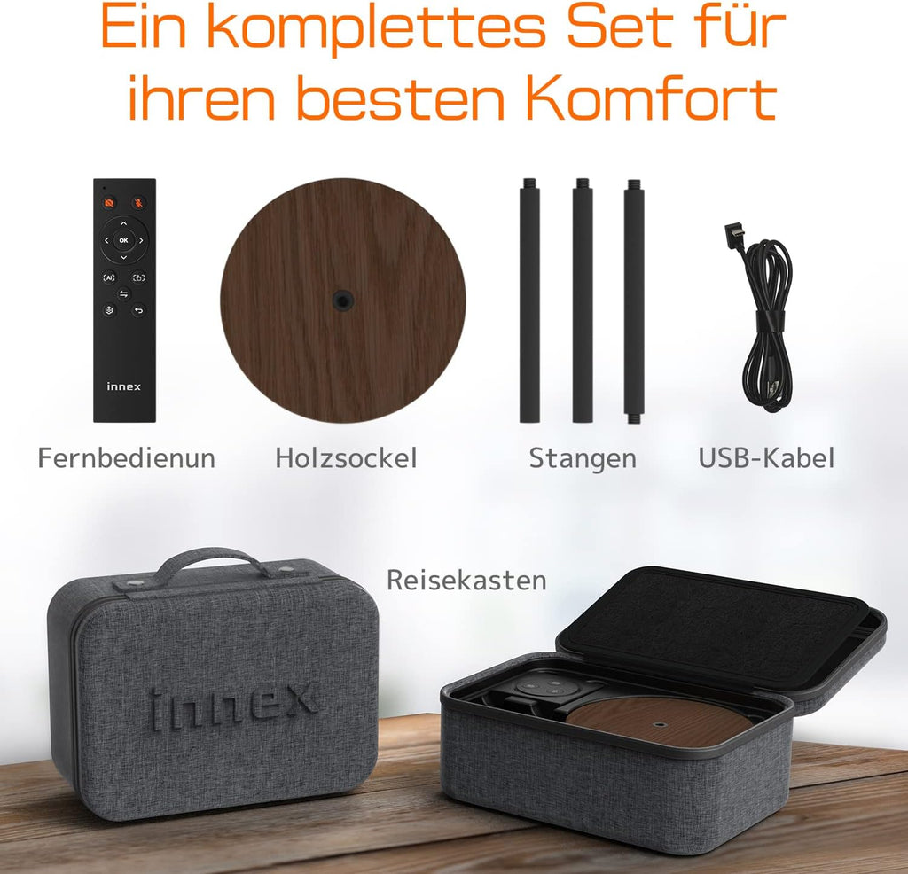 Innex Cube 4K 360° Videokonferenzkamera mit Mehreren KI-Modi
