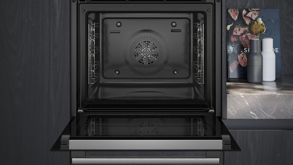 Siemens iQ300 Einbau-Backofen 60 x 60 cm Edelstahl AirFry HB572ABS3