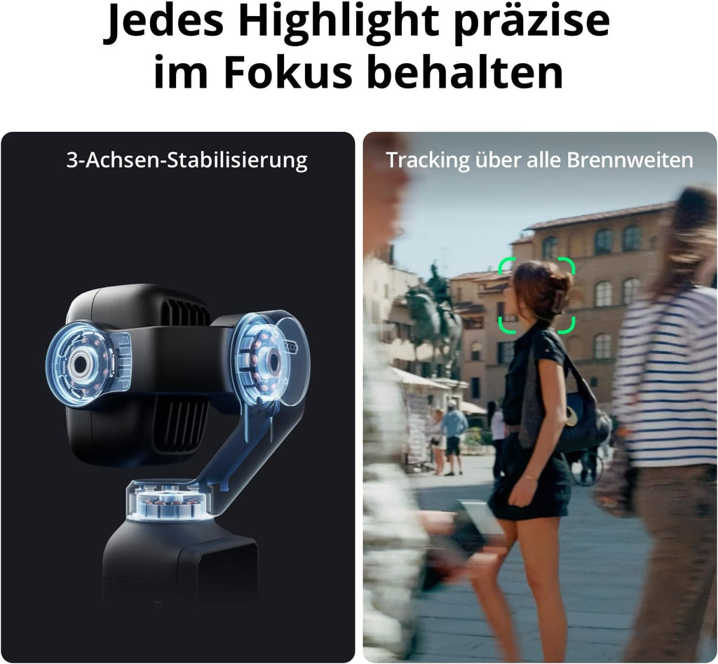 DJI Osmo Pocket 4P Vlog Combo Vlog Camera with Dual Lens, Cinematic 4K