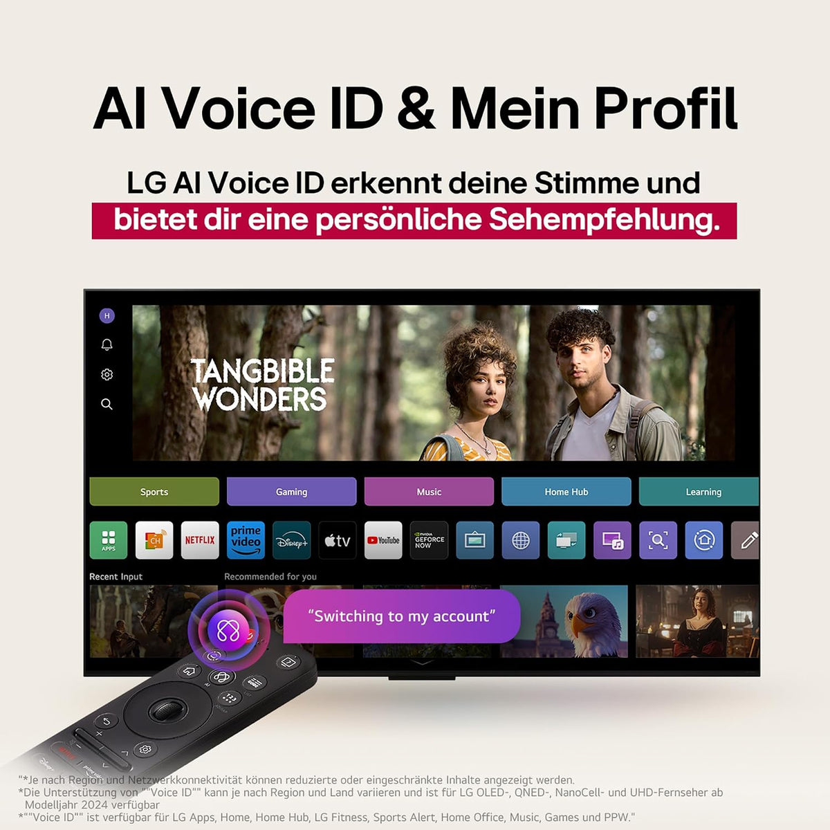 LG 50NANO80A6B TV 50 Zoll (127 cm) 4K NanoCell AI TV (α7 Gen8 4K AI Prozessor, webOS 25, 60Hz) [Modelljahr 2025]