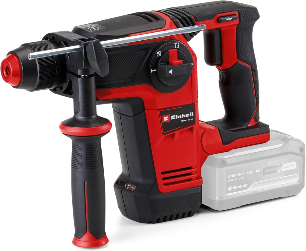 Einhell Professional TP-HD 18/26 Li BL-Solo Power X-Change Cordless Hammer Drill (18 V, Brushless Motor, 2.6 J, SDS-Plus, Pneumatic Strike Mechanism) Supplied without Battery or Charger